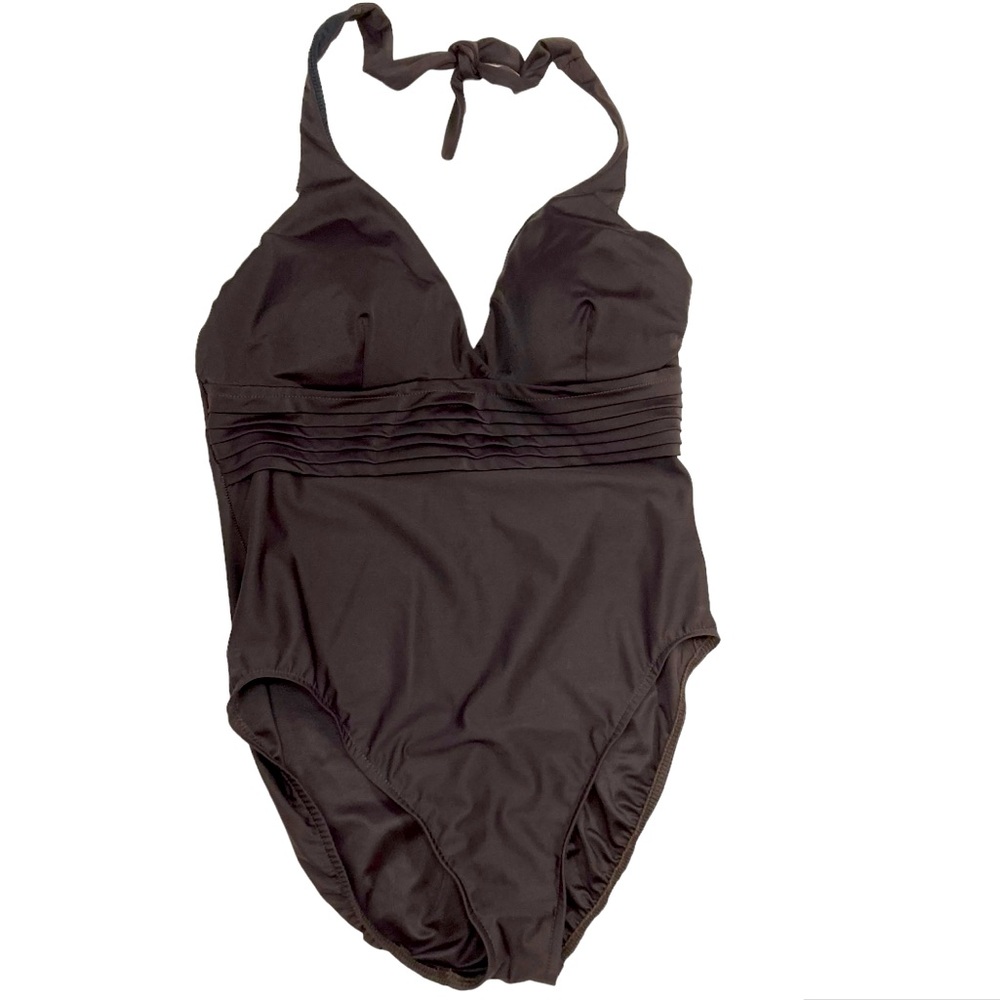 Miraclesuit Black Halter One-Piece Swimsuit